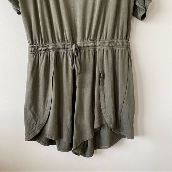 Gap -Olive Green Tie Back Romper - Picture 7 of 12